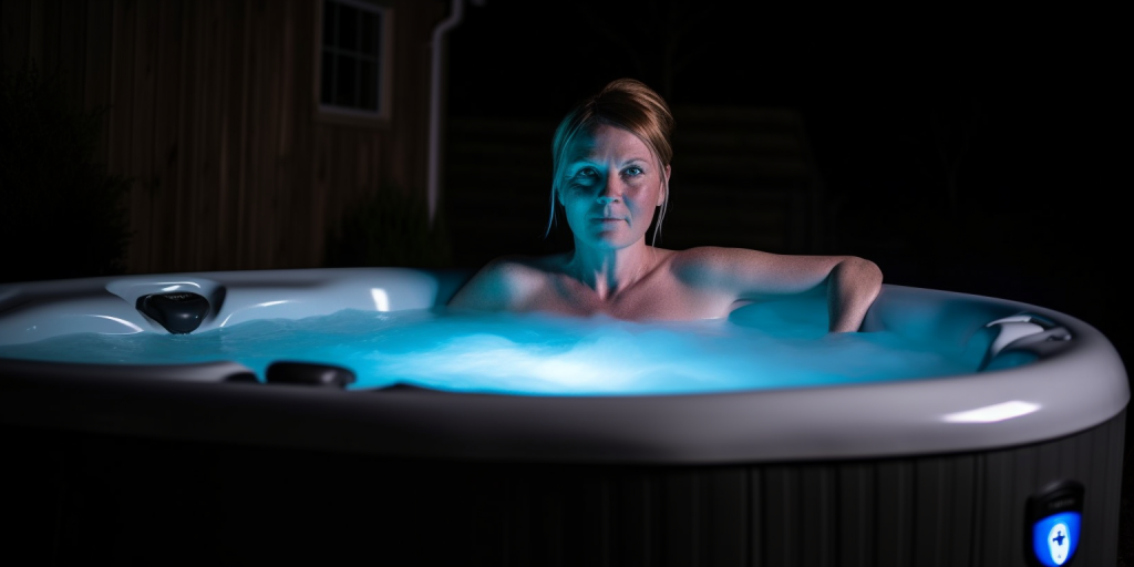 Een avondje ontspannen in mijn eigen jacuzzi