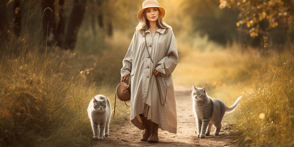 De helende kracht van wandelen met mijn katten