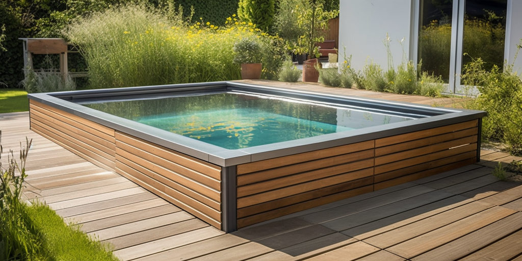 Mijn eigen opzetzwembad in de achtertuin