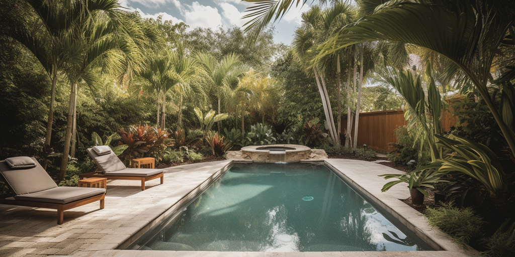 Resortzwembaden in de achtertuin