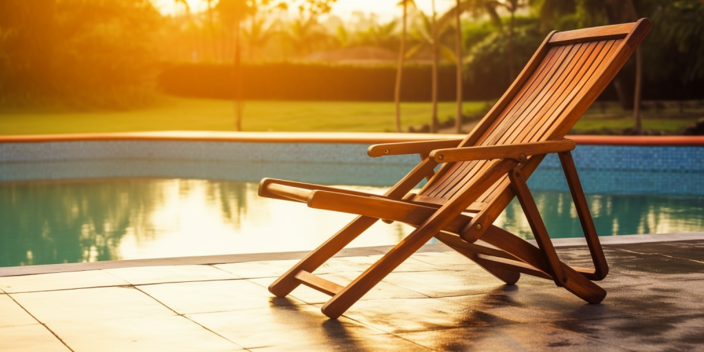 Heerlijk loungen aan het zwembad