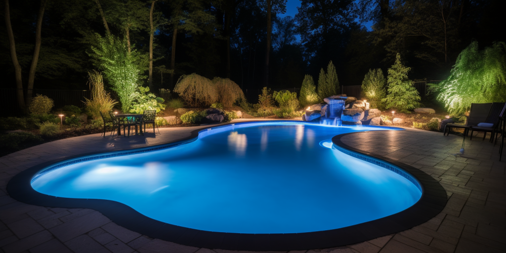 Een zwembad in mijn achtertuin