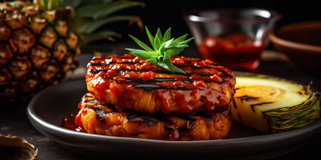 Gegrilde Ananas op de Barbecue