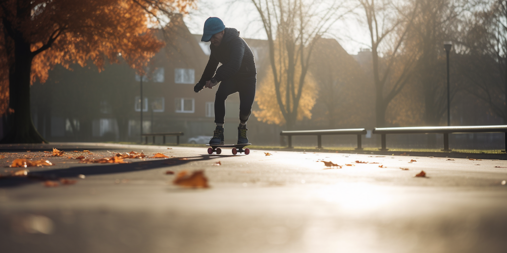 Rolschaatsen als buitenspeelgoed voor volwassenen