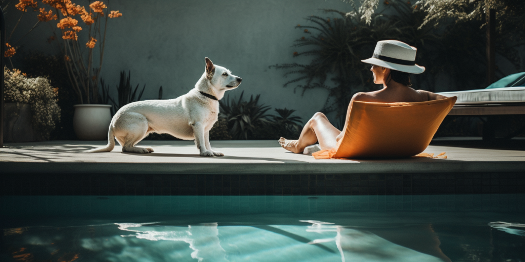 Huisdierverzorging voor de drukke zwembadeigenaar