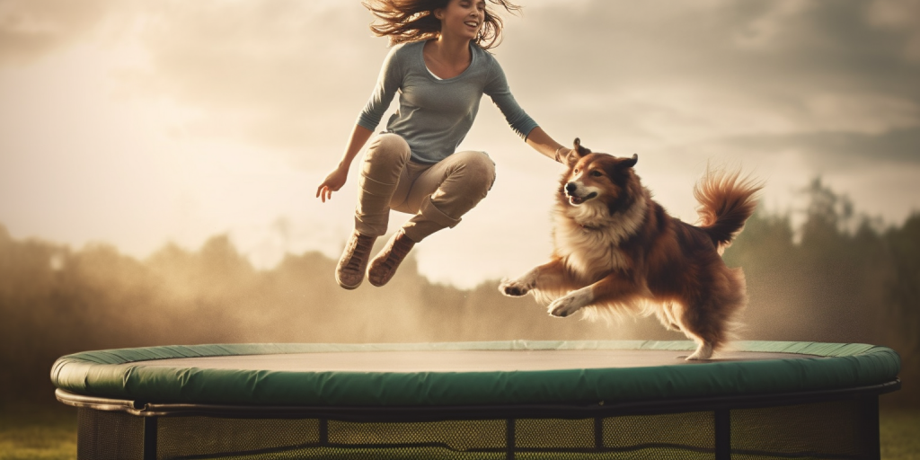 Trampolineplezier: 5 Tips voor het Springen met Je Huisdier