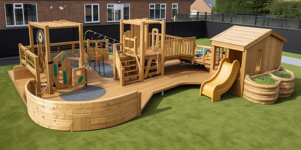 Eigentijdse buitenspeeltoestellen voor mijn creatieve kinderen