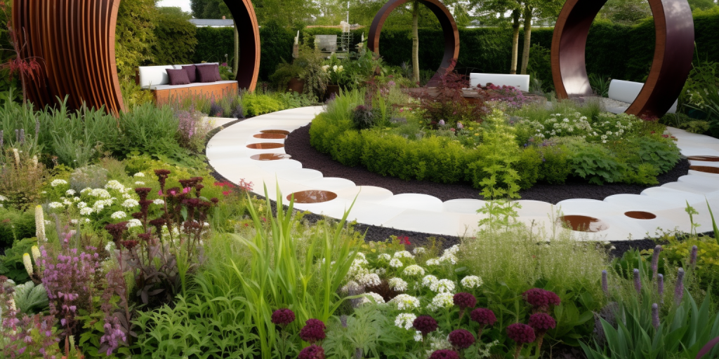 Mijn inventieve tuinontwerp met intellectuele kant