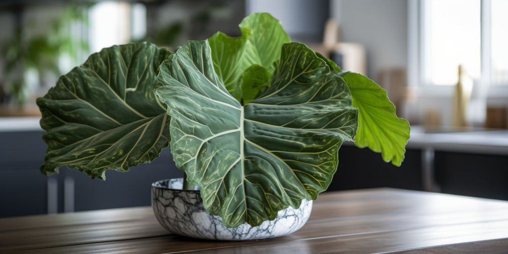 Mijn favoriete plant Alocasia in de keuken