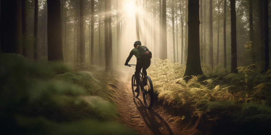 Mijn eigentijdse mountainbike avontuur in de natuur