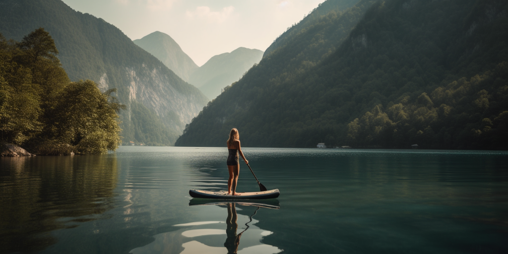 Avontuurlijke Waterpret: Zwemmen en SUP Yoga