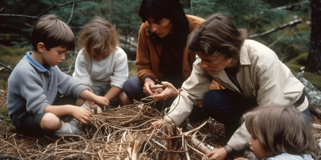 Creatief kinderplezier in de natuur