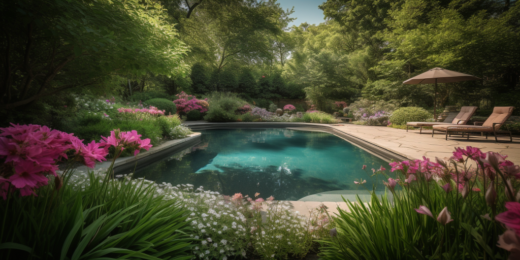 Mijn droomtuin: Een oase van rust voor zwemmen en ontspannen