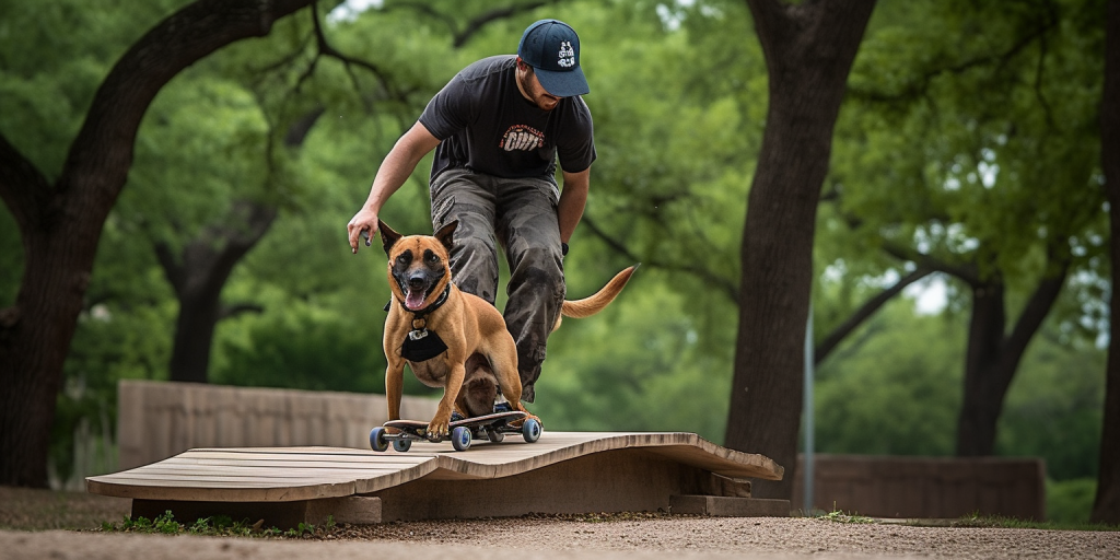 Skateboarden met mijn huisdier: tips voor avontuurlijke hond