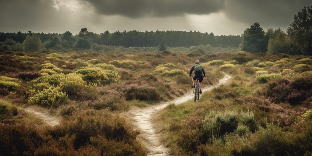 Op avontuur in de Nederlandse natuur met de mountainbike