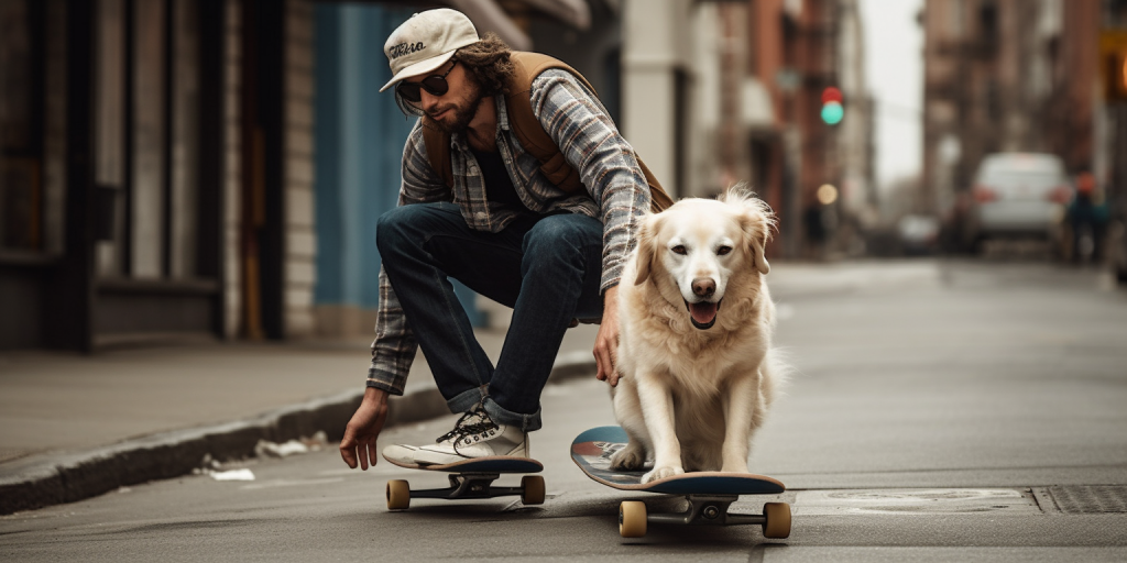 Skateboarden met mijn hond: avontuurlijke tips voor baasjes