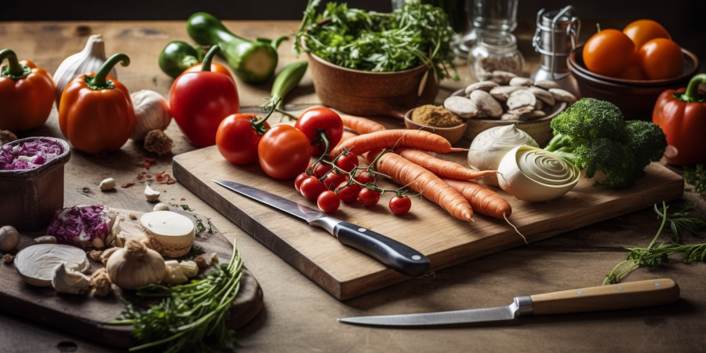 Kamperen en koken met duurzame moestuinproducten