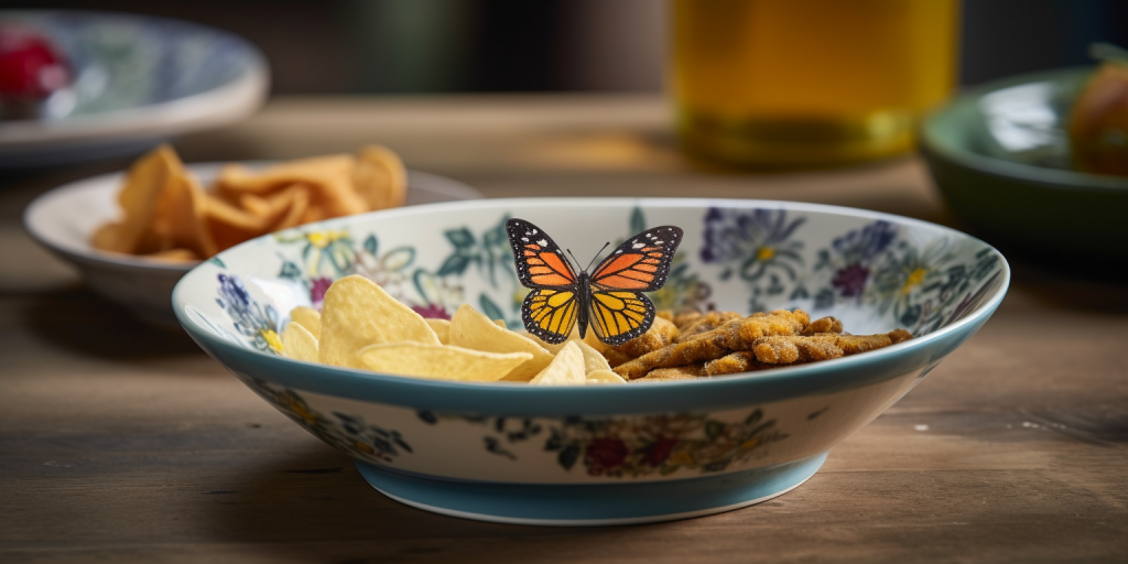 Vlinderkookplezier: Frietjesfeest in een speelgoedmoestuintje