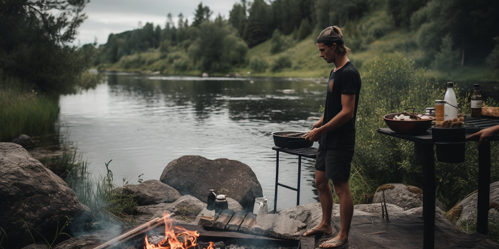 BBQ-avontuur met mijn kajak