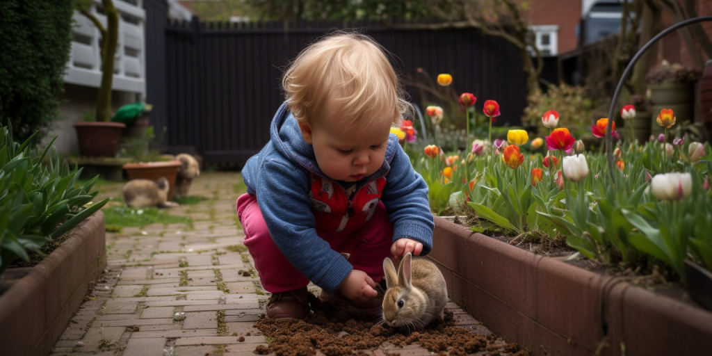 Avontuurlijk Buitenspeelgoed: Speelplezier voor Mens en Konijn