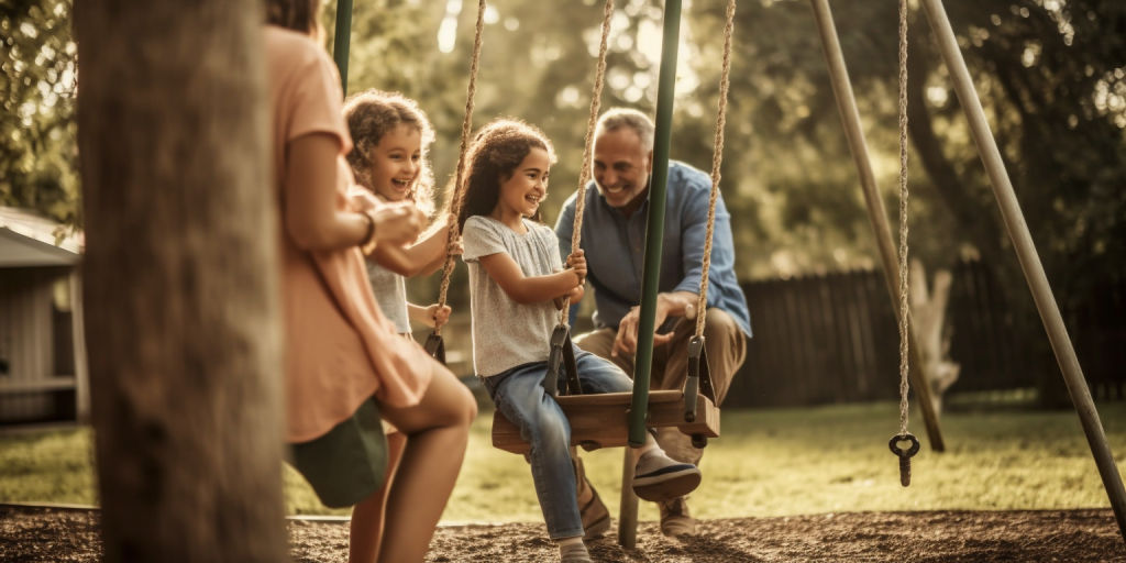 Schommels en glijbanen voor urenlang buitenspeelplezier