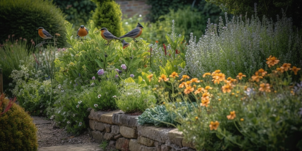 Vogelvriendelijke tuin: culinaire hoogstandjes met zelfgekweekte kruiden
