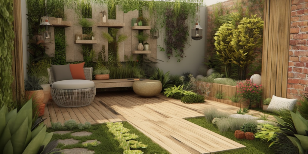 Een creatief en knusse tuin voor de binnenhuisarchitect met groene vingers