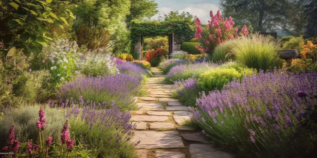 De rustgevende tuin van een introverte boekenwurm