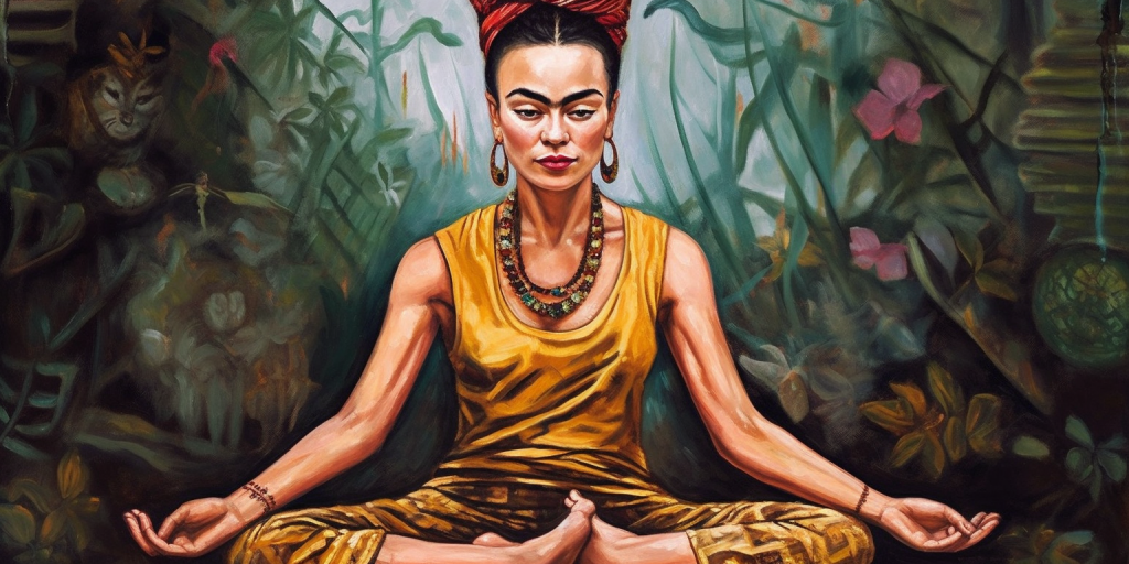 Mijn favoriete yoga-oefeningen geïnspireerd door Frida Kahlo