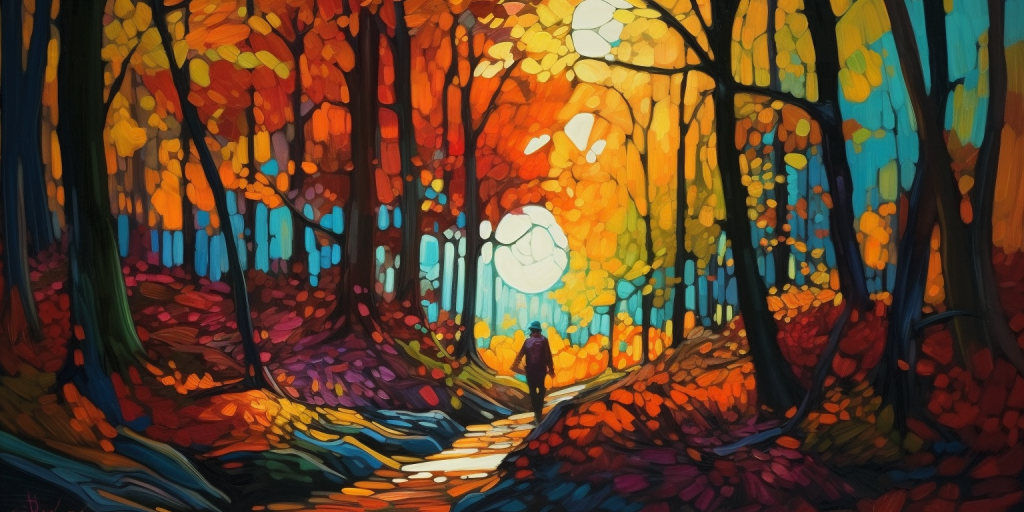 Kleurrijke kunstwerken geïnspireerd door de natuur