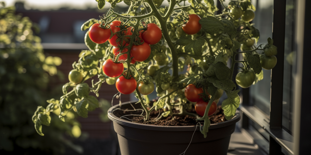 De natuurlijke schoonheid van tomaten in mijn tuin
