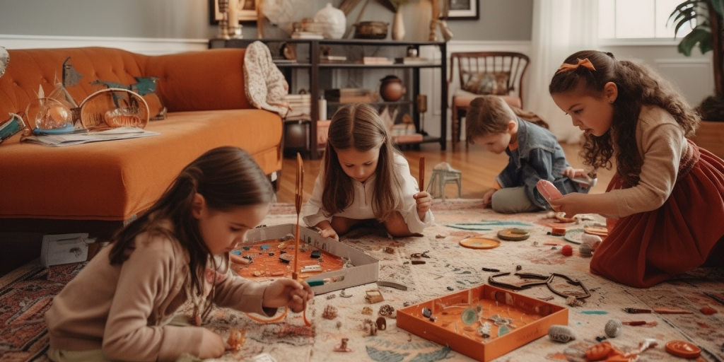 Speurtocht in huis organiseren met clown Sofie