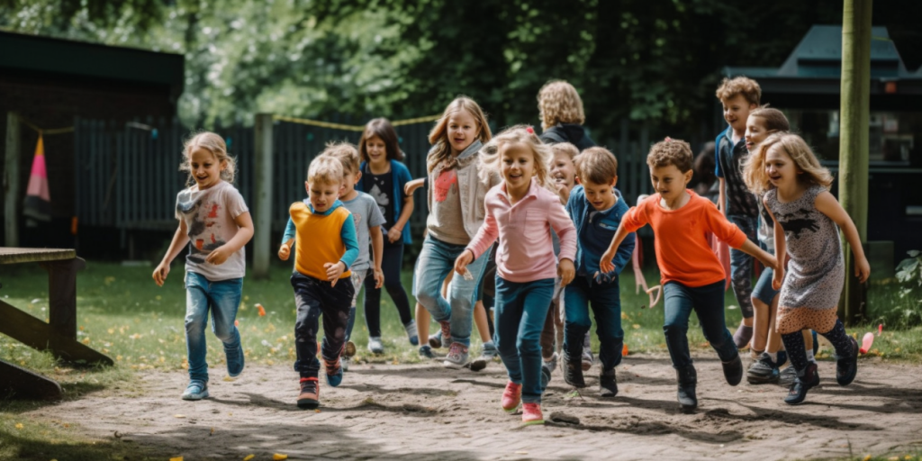 Creatieve buitenspellen voor kinderen van verschillende leeftijden