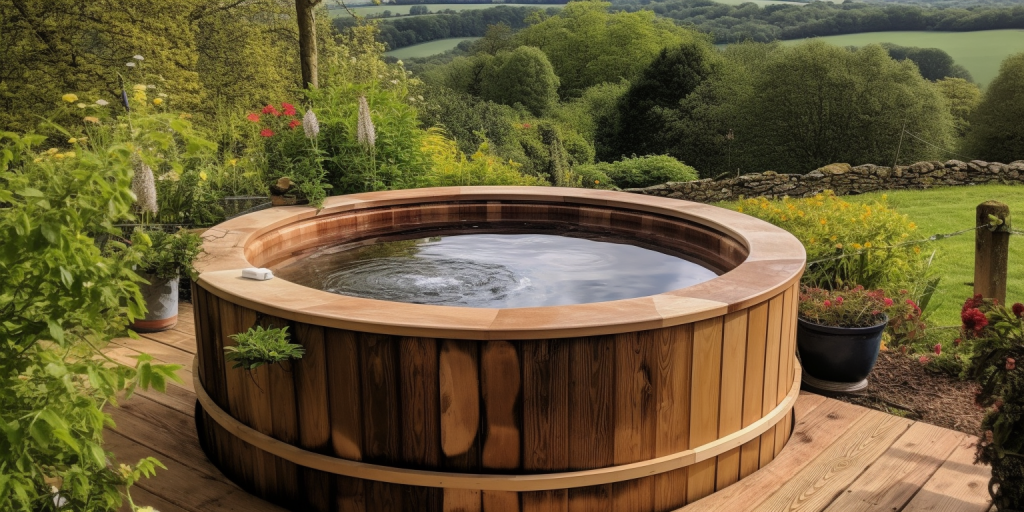 Relaxen in mijn eigen houtgestookte jacuzzi