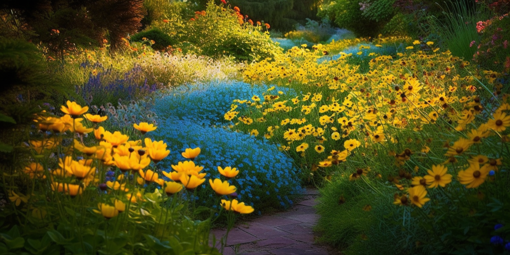 De perfecte combinatie: blauw en geel in jouw tuin