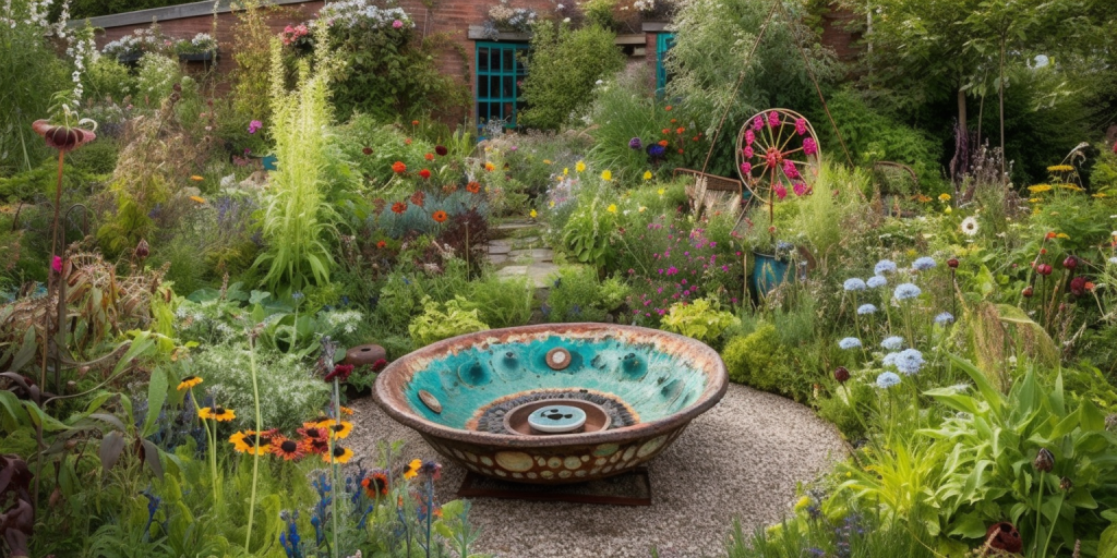 Een fantasierijke en creatieve kindvriendelijke tuin