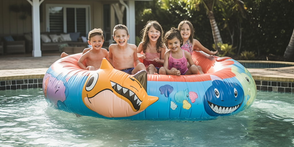 Mijn ultieme haaienfeest in mijn eigen zwembad!