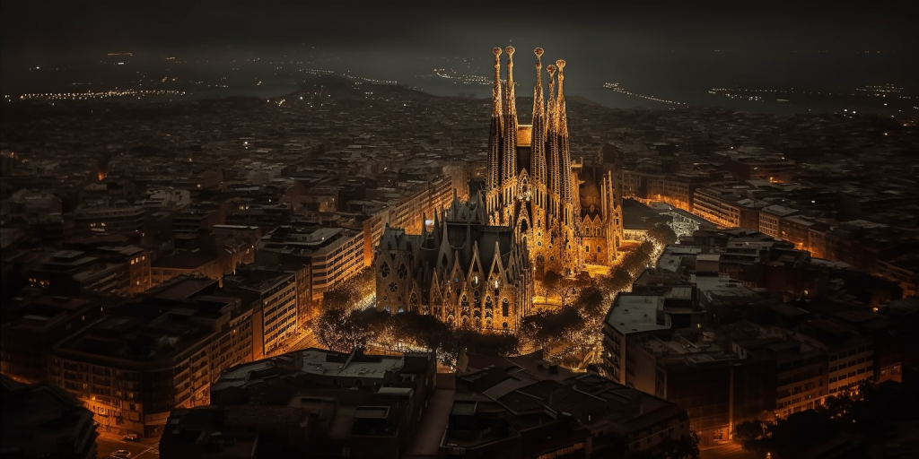 Textielkunst geïnspireerd door Barcelona