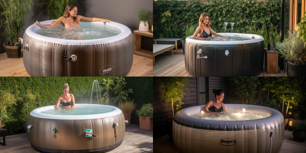 Ultiem ontspannen met mijn opblaasbare jacuzzi thuis