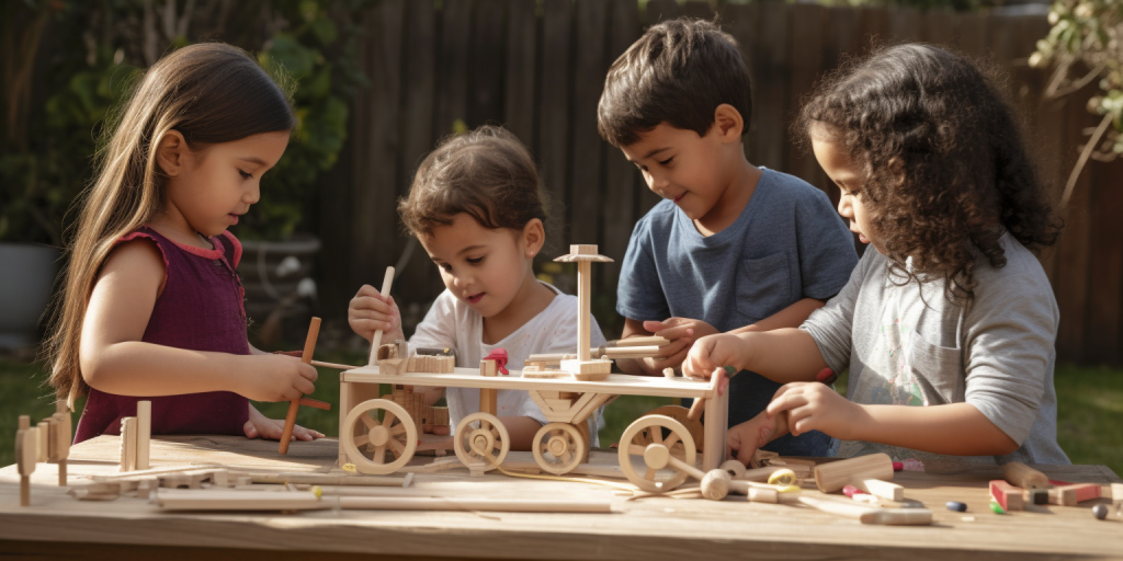 Origineel buitenspeelgoed voor kinderen: vermaak in de achtertuin