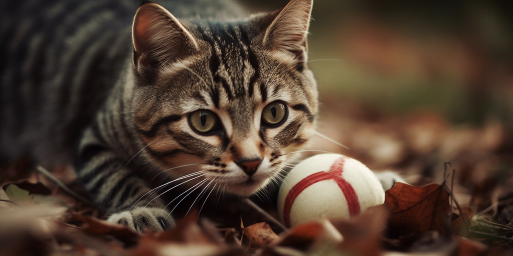 Spelletjes spelen met mijn katten