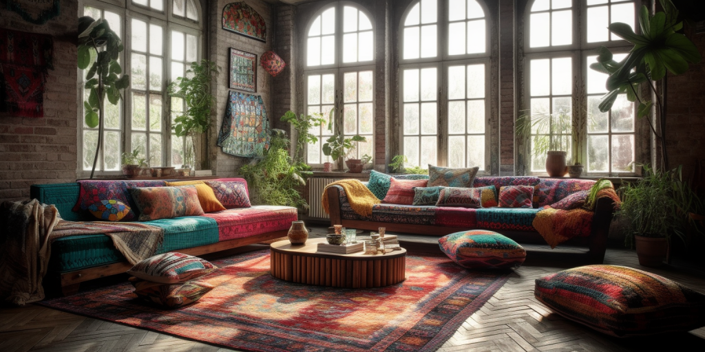 Bohemien interieur: de kunst van het mixen en matchen