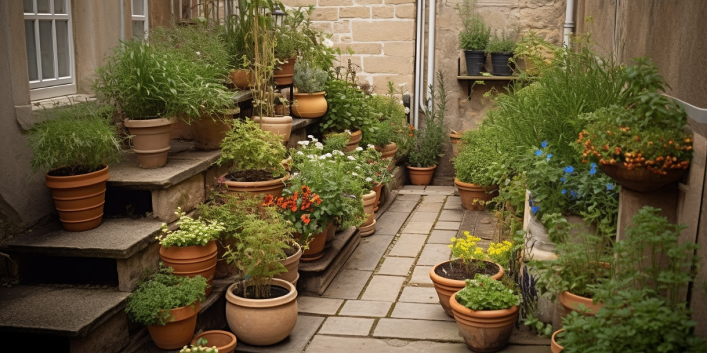 Mijn biologische moestuin op het terras