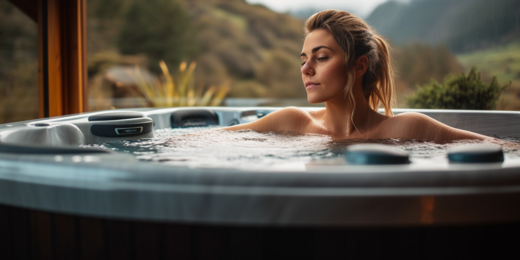 Zwemmen en ontspannen in mijn jacuzzi