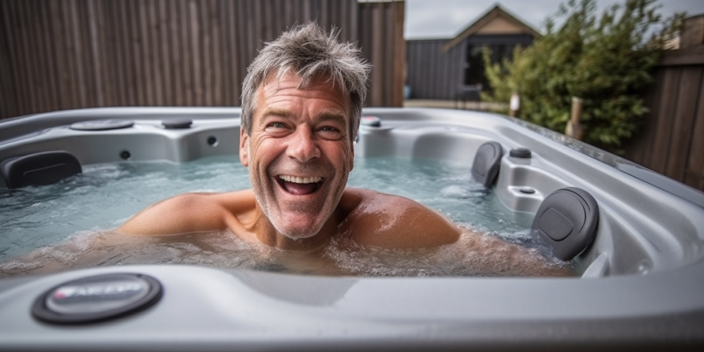 Een ontspannen avond in de jacuzzi