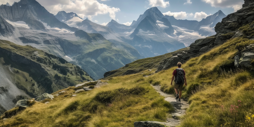 Wandelen in de Zwitserse Alpen