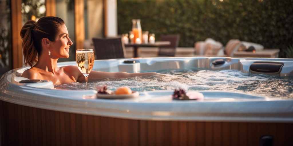 Een avondje ontspannen in mijn eigen jacuzzi
