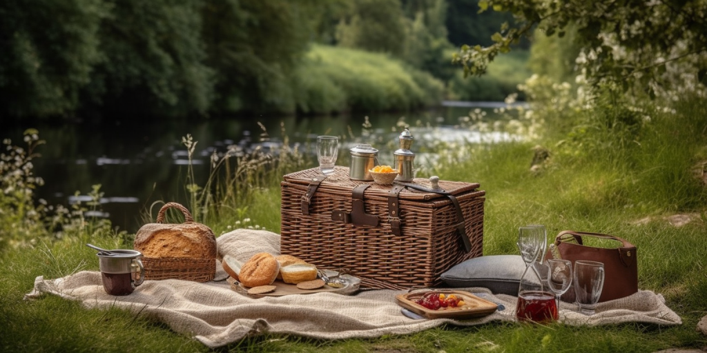 Een creatieve en gezonde picknick in de natuur