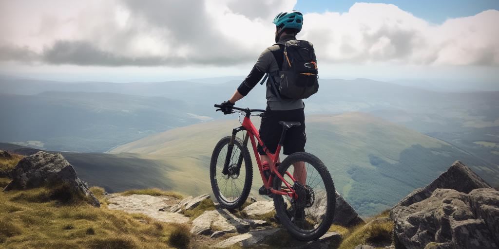 Avontuurlijk mountainbiken in de Alpen