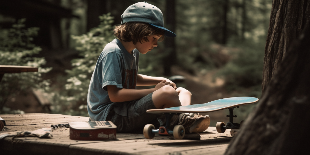 Kamperen met mijn skateboard: het avontuur van een grafisch ontwerper